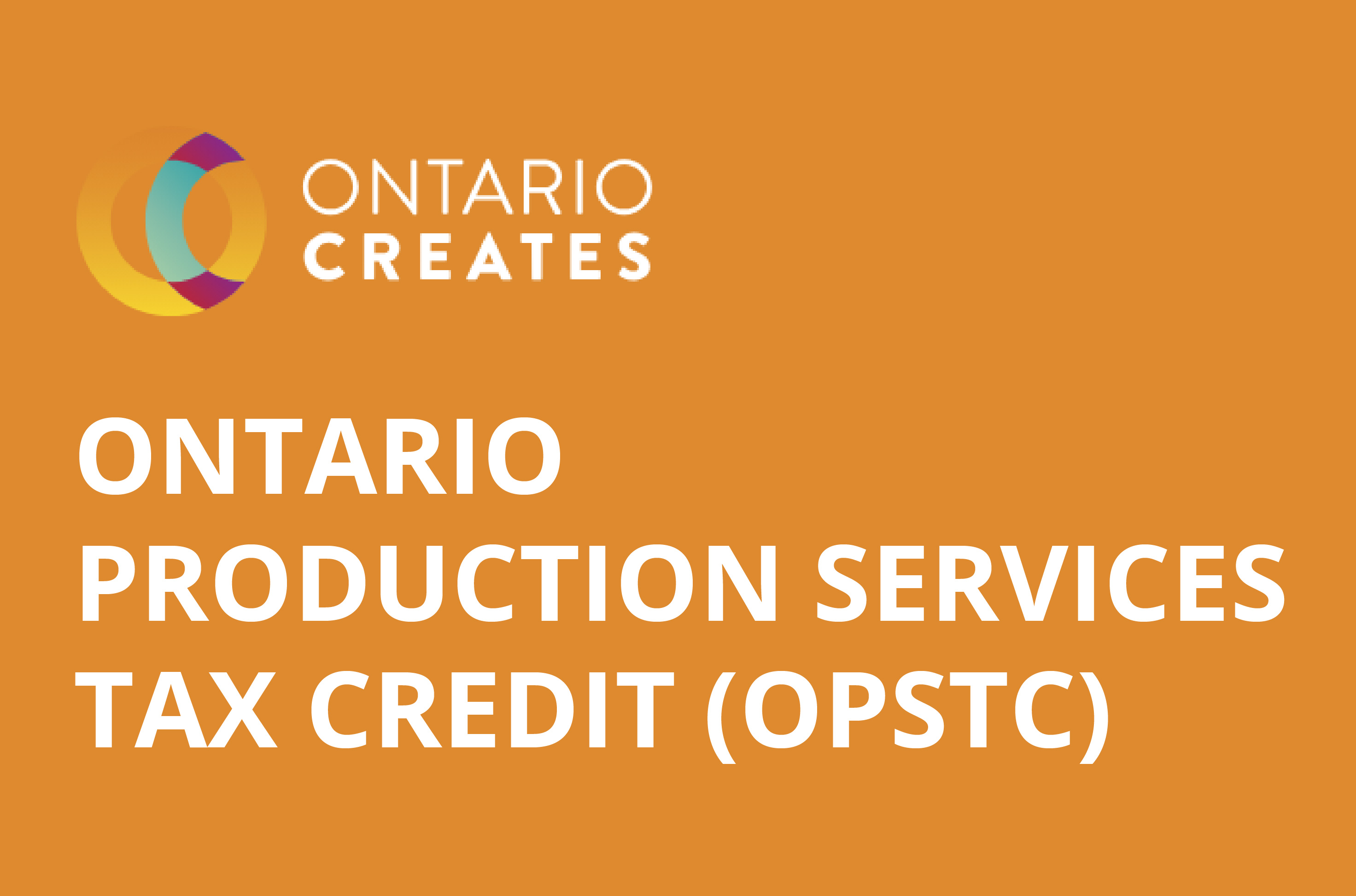 Ontario Production Services Tax Credit